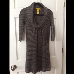 Catherine Malandrino Sweater Dress, Gray, Size 2